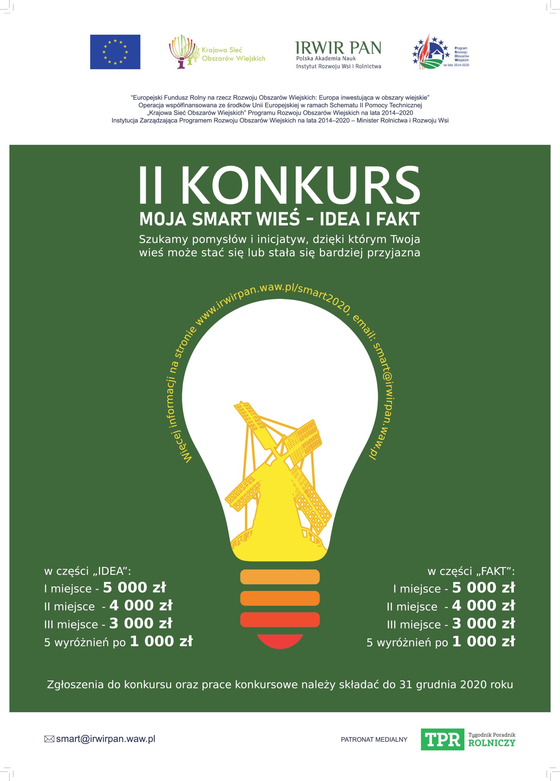 KONKURS „MOJA SMART WIEŚ. IDEA I FAKT”