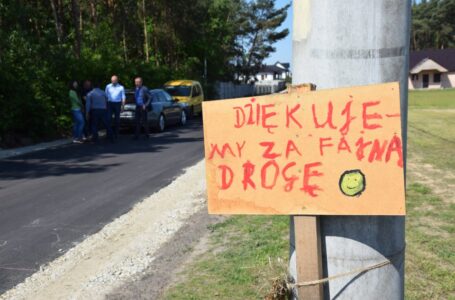 NOWY ODCINEK DROGI WE WTÓRKU