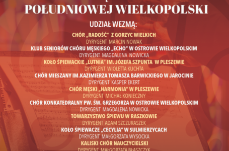 33. PRZEGLĄD CHÓRÓW POŁUDNIOWEJ WIELKOPOLSKI