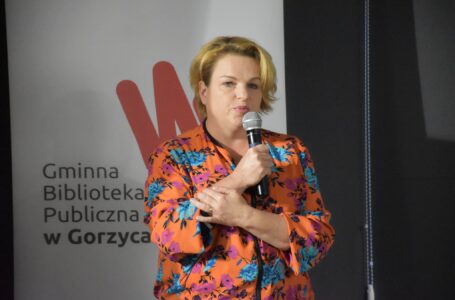 Katarzyna Bosacka gościem gorzyckiej biblioteki