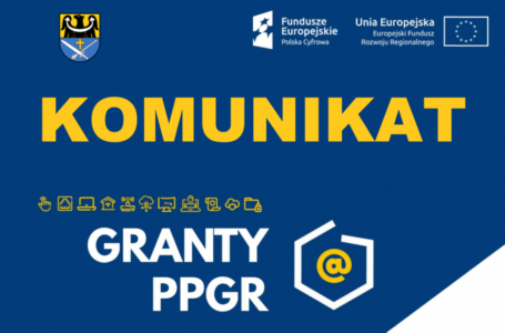 UWAGA – KOLEJNE ZMIANY W ZASADACH KONKURSU W RAMACH PROJEKTU „GRANTY PPGR”