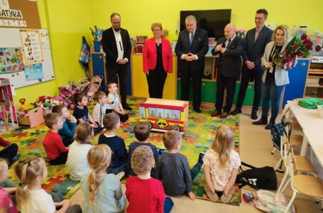 Wyjątkowe odwiedziny w przedszkolu w Słaborowicach