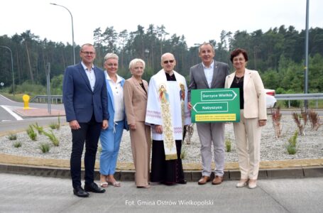 NOWA DROGA DLA SAMOCHODÓW I ŚCIEŻKA DLA ROWERZYSTÓW Z GORZYC WIELKICH DO NABYSZYC