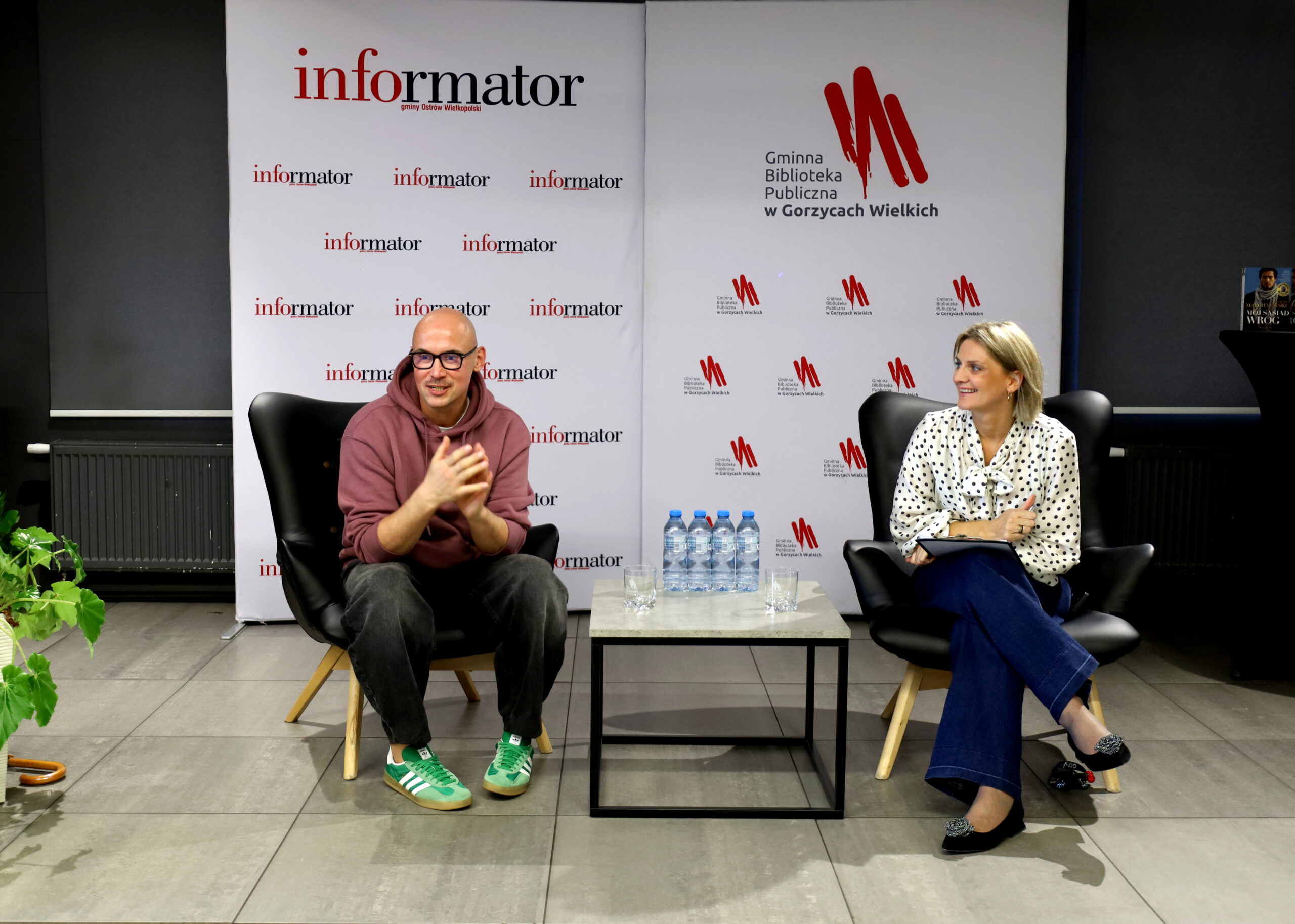 Marcin Margielewski – gościem gorzyckiej biblioteki