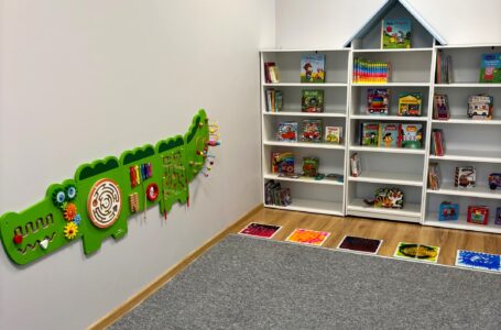 Przestrzeń pełna książek i radości