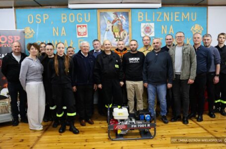 Prądnica od gminy dla OSP Wtórek